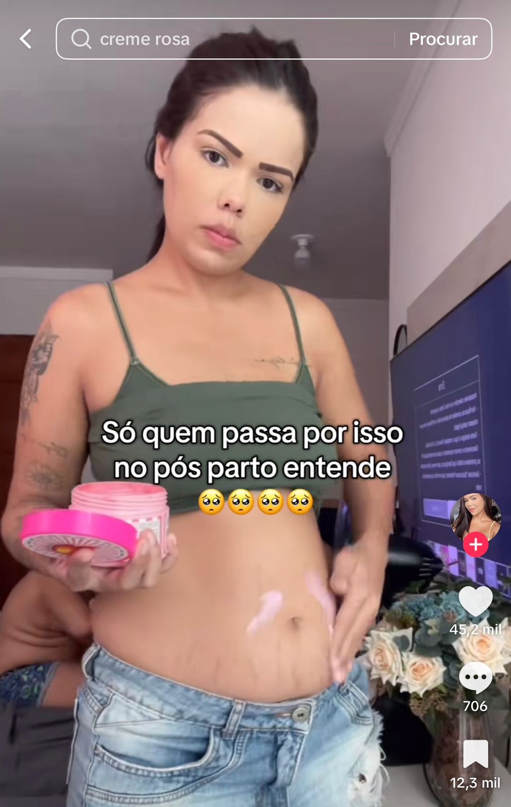Afiliada ADEUS viral no TikTok